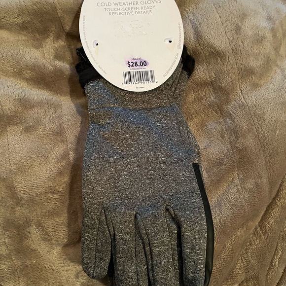 Cold Weather Touchscreen Gloves - Gray - Picture 1 of 3